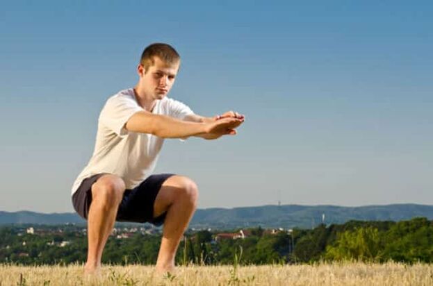 Squats are an effective exercise to prevent prostatitis
